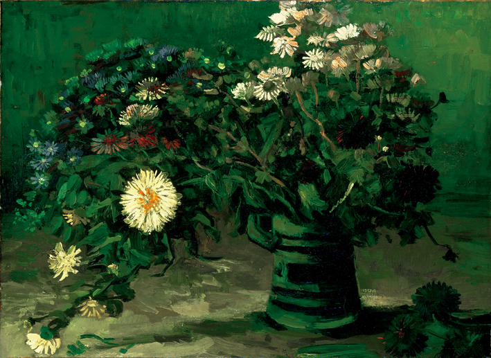  文森特·威廉·梵高  Vincent Willen Van Gogh —— 花瓶与雏菊
